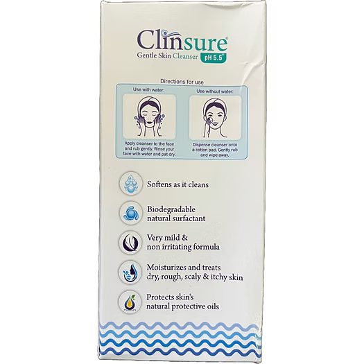 Clinsure Gentle Skin Cleanser pH 5.5 125ml (Pack of 2)