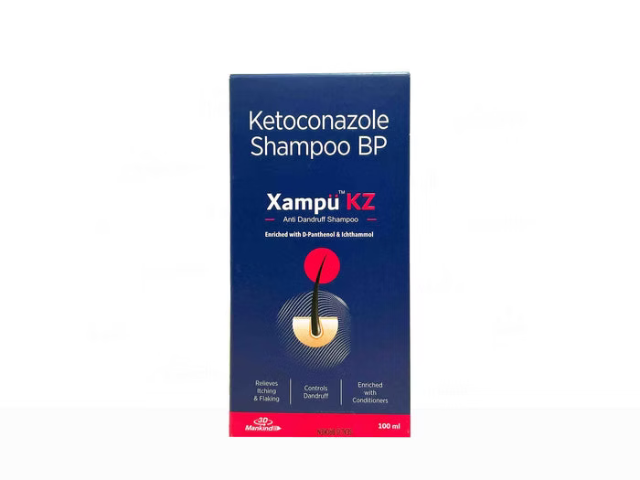Xampu-KZ Anti-Dandruff Shampoo 100ml(Pack of 2)