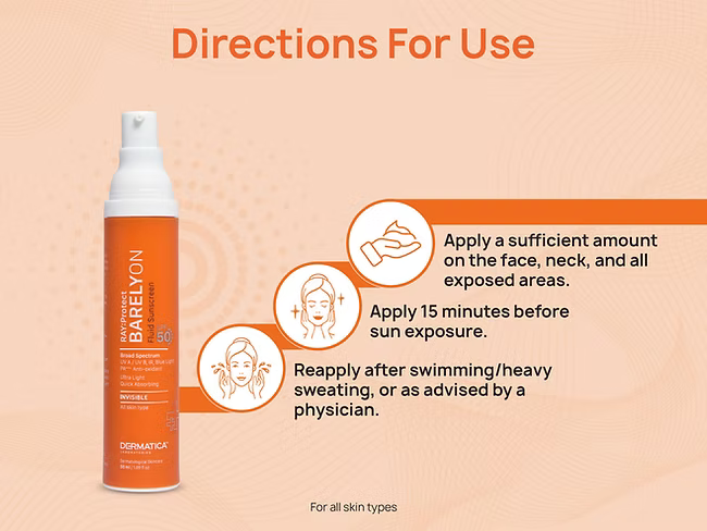 Dermatica Ray Protect Barelyon Fluid Sunscreen SPF 50 Pack Of 2