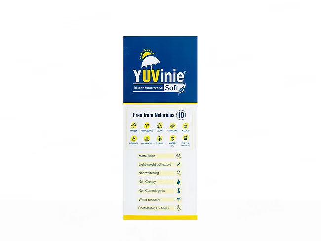 Yuvinie Soft Sunscreen Gel SPF 50+ PA+++ 50GM