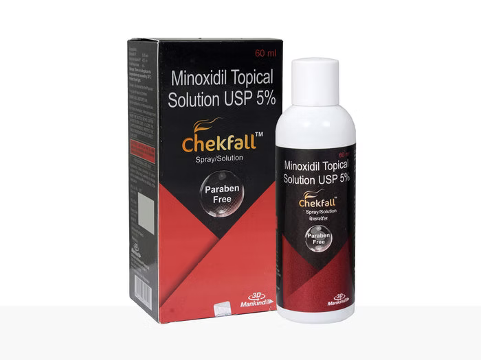 Chekfall 5% Hair Solution 60ml