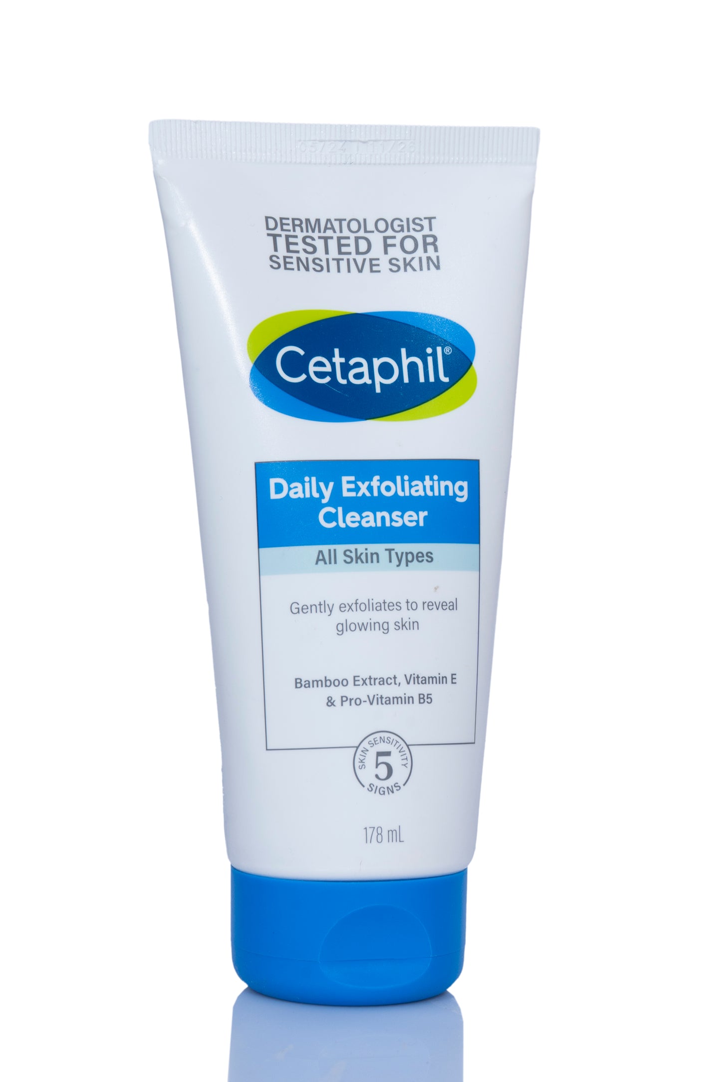 Cetaphil Face Wash Daily Exfoliating Cleanser For All Skin Types, 178ml