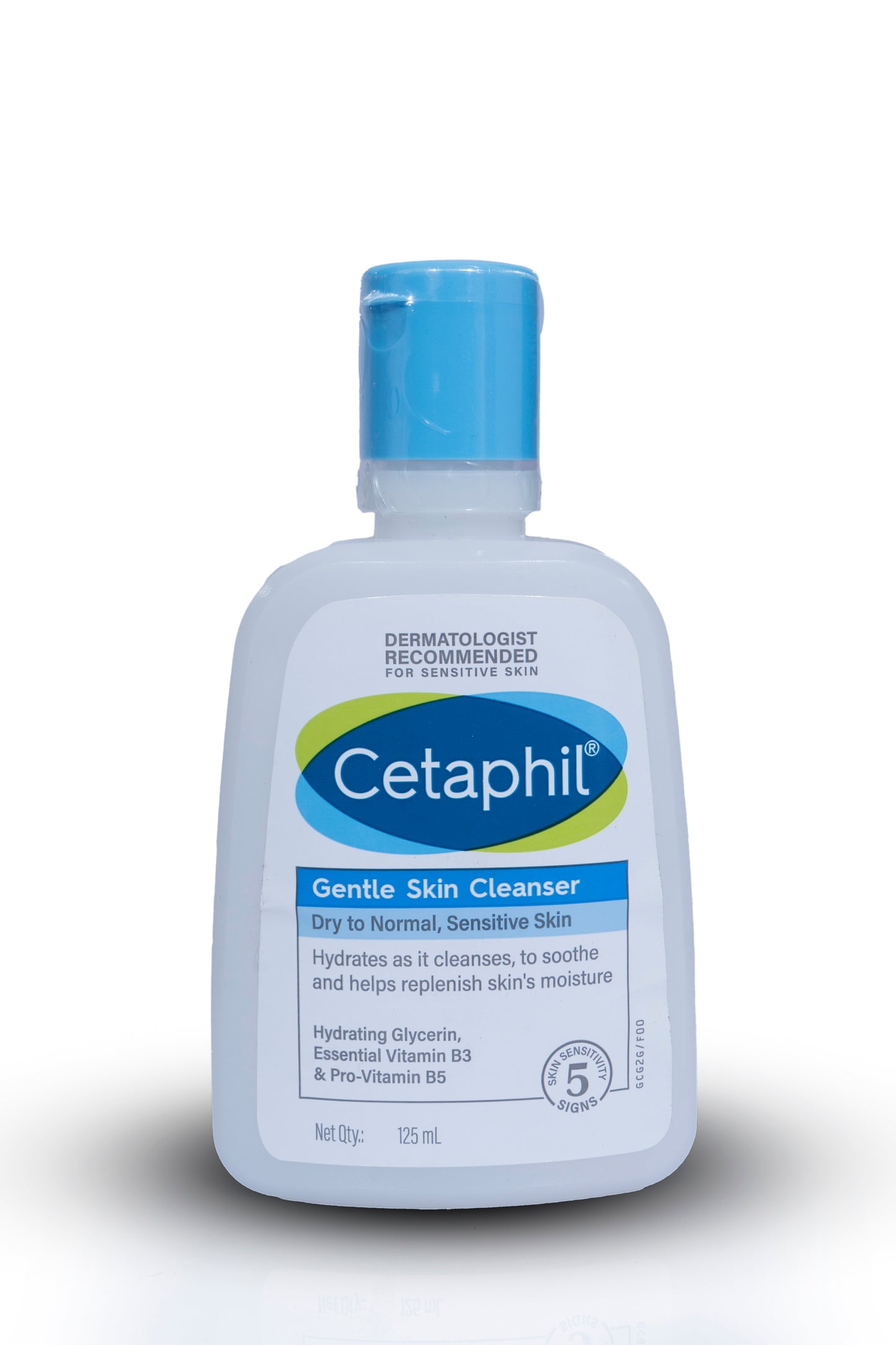 Cetaphil Gentle Skin Cleanser (Dry to Normal, Sensitive Skin) 125ML