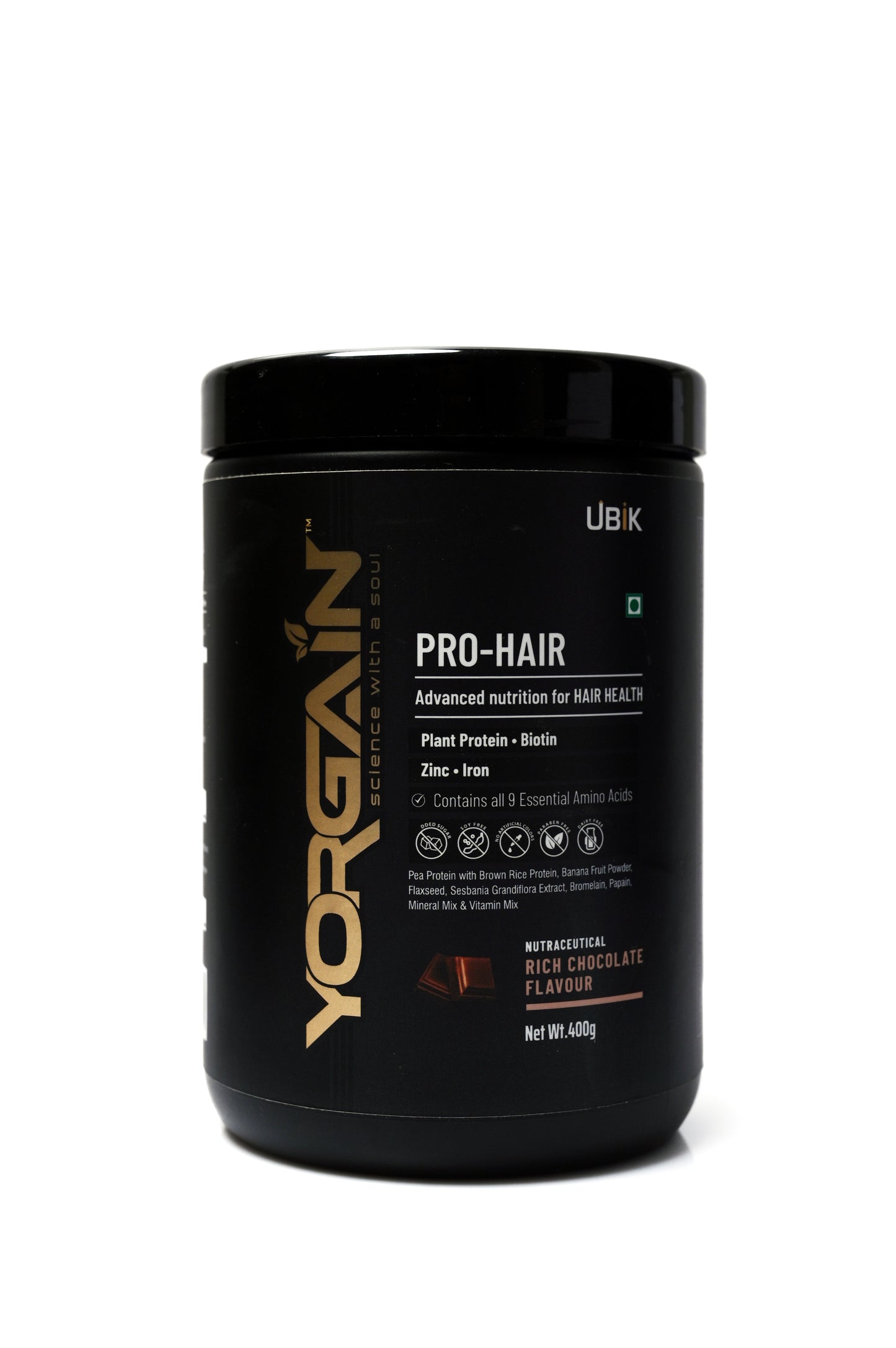 Yorgain Pro-Hair Advanced Nutrition Powder - Rich Chocolate Flavour