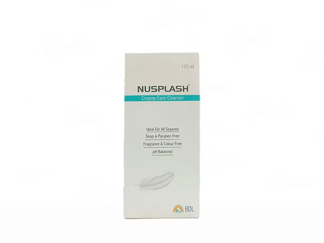 Nusplash Face Cleanser - Creamy -(Pack of 2) 125 ML