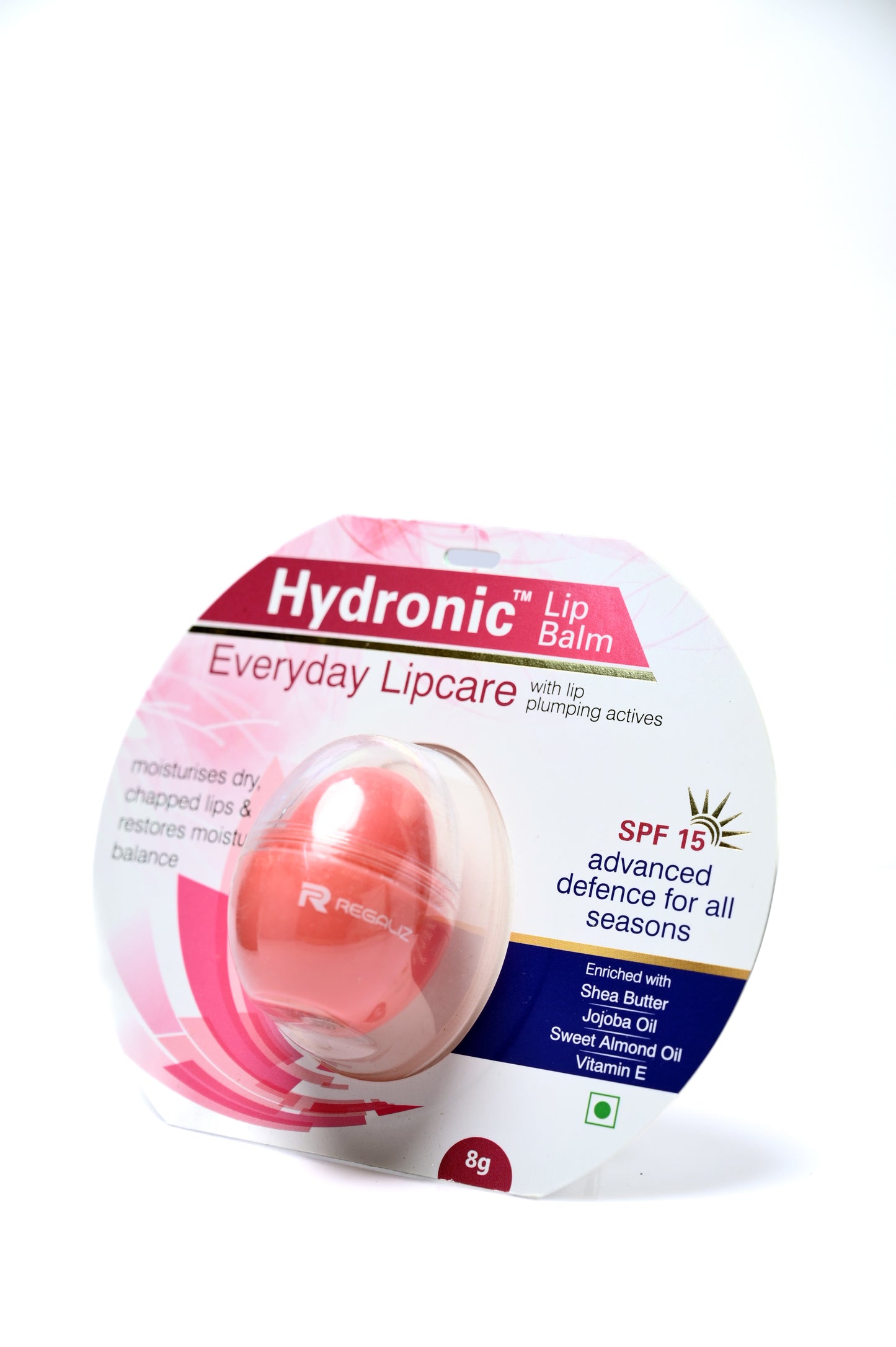 Hydronic Everyday Lipcare Balm 8gm I Spf-15 I Pack of 2