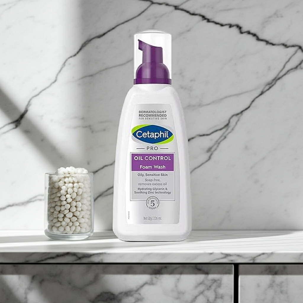 Cetaphil PRO Oil Control Foam Face Wash for & Oily Prone Skin 236ml