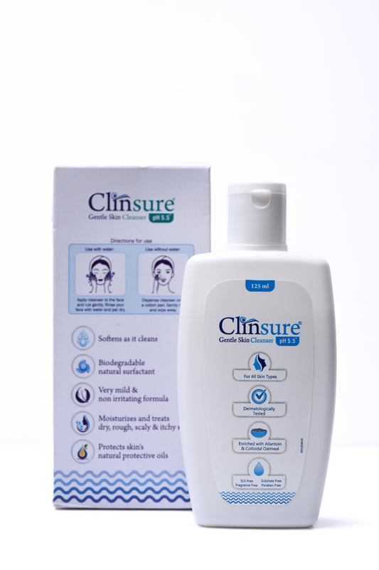 Clinsure Gentle Skin Cleanser pH 5.5 125ml