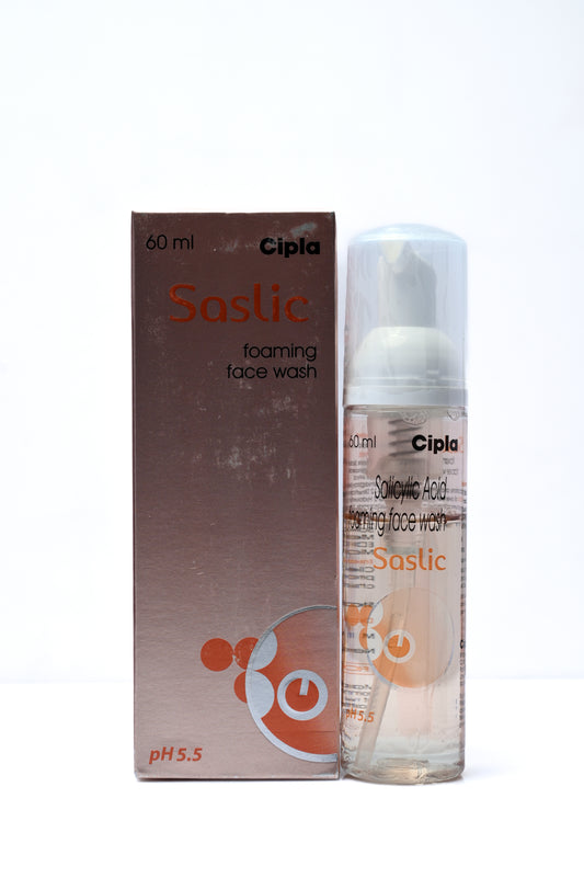 Saslic Foaming Face Wash 60ml(Pack of 2)