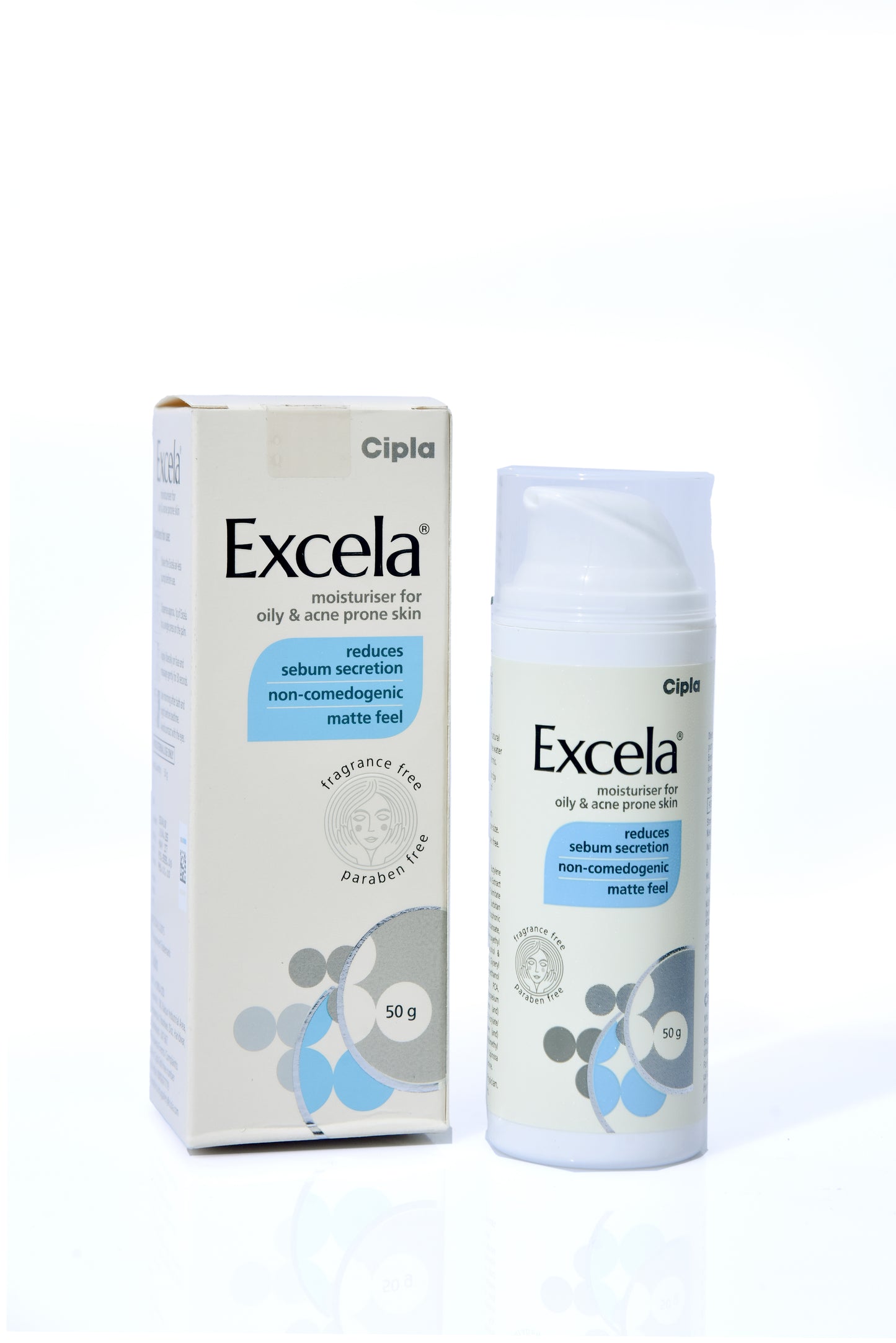Excela Moisturiser for Oily & Acne Prone Skin Pack of 2