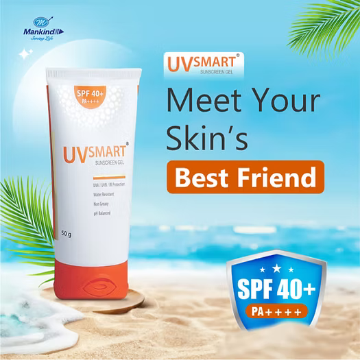 UVsmart Sunscreen SPF 40+ PA++++ Gel