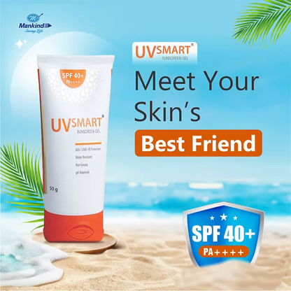 UVsmart Sunscreen SPF 40+ PA++++ Gel