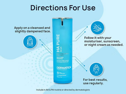 Dermatica HA Pure Serum 30ml with Anti-oxdant and Multi-Layer Hydration