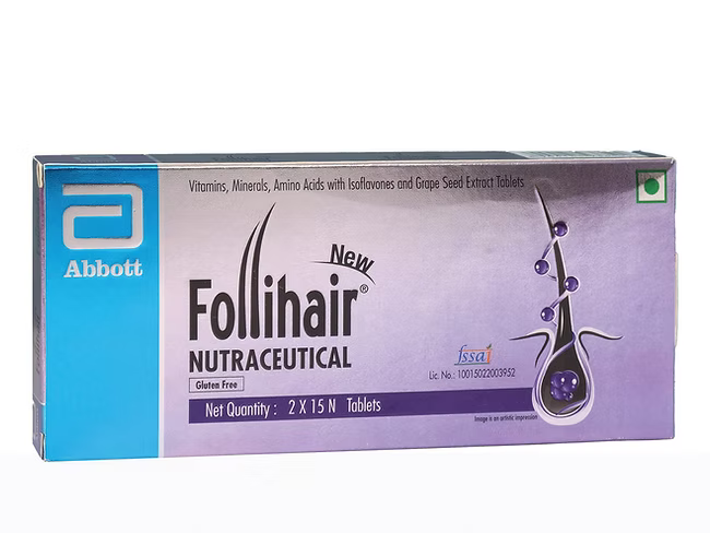 Follihair New Tablet (2* 15 Tab Strips)