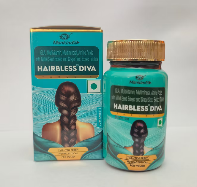 Hairbless Diva Bottle 30 Tab