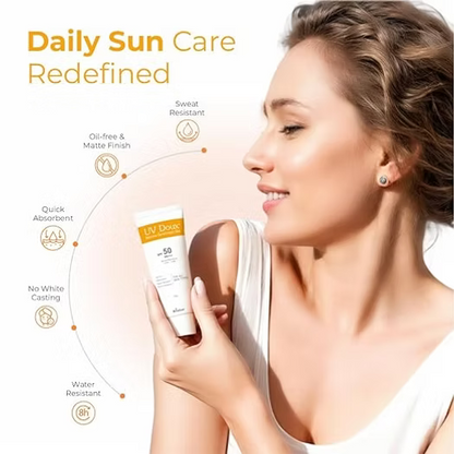 UV Doux Silicone Sunscreen Gel with SPF 50&PA+++ 50gm
