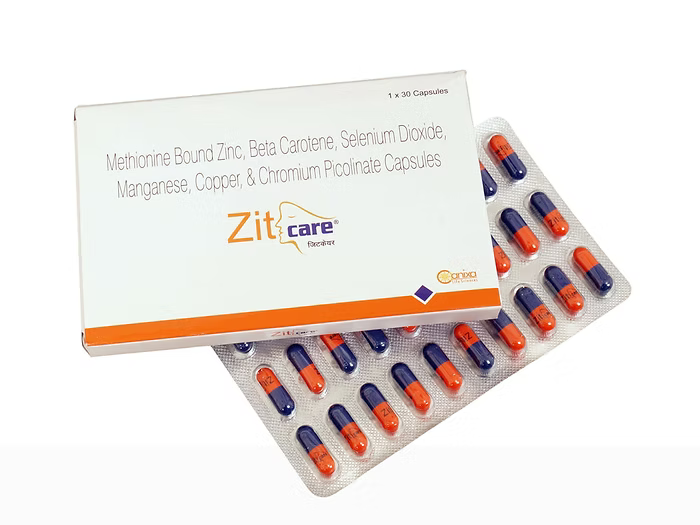 Zitcare Capsule Pack of 2 Strips(60 Capsule)
