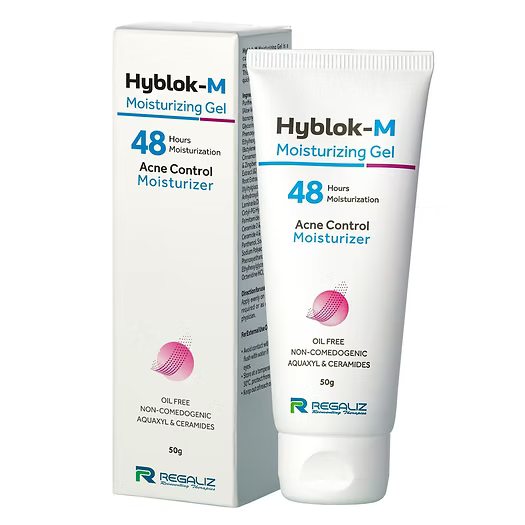 Hyblok M Moisturizing Gel | Lightweight Oil-Free Moisturizer 50gm