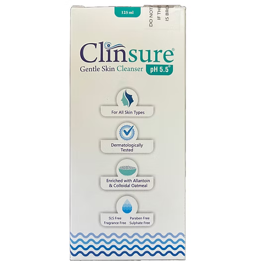 Clinsure Gentle Skin Cleanser pH 5.5 125ml (Pack of 2)