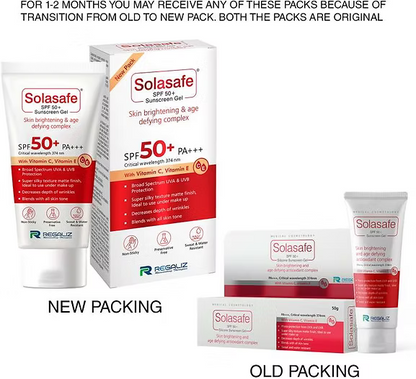 Solasafe SPF 50+ Sunscreen Gel 50gm