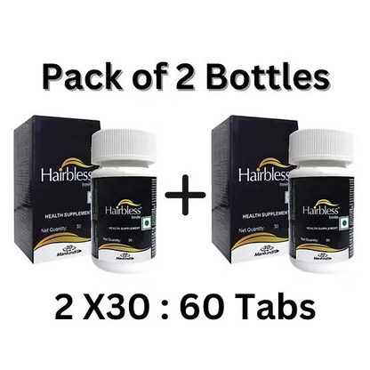 Hairbless Bottle 30Tab Pack of 2