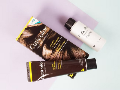 Cuticolor Hair Coloring Cream Dark Brown 3 Pack Of 2