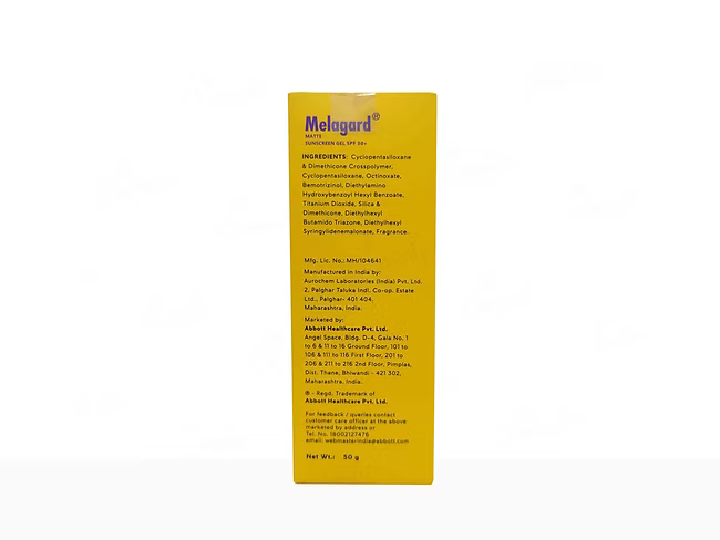 Melagard Matte Sunscreen Gel SPF 50+ PA+++ 50GM