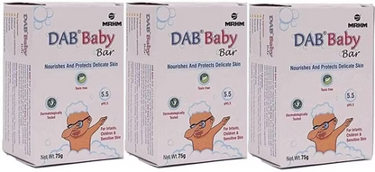 DAB Baby Soap Pack Of 3 (3*75GM)