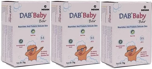 DAB Baby Soap Pack Of 3 (3*75GM)
