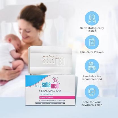 Sebamed Baby Cleansing Bar 150gm(Pack of 3)