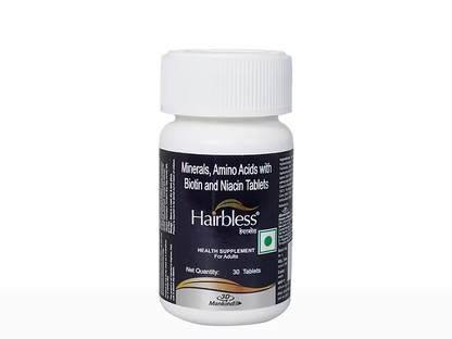 Hairbless Bottle of 30 Tablets