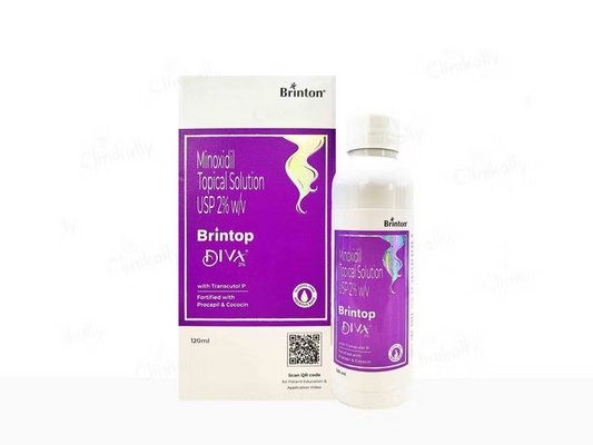 Brintop Diva 2% Hair Solution 120ml