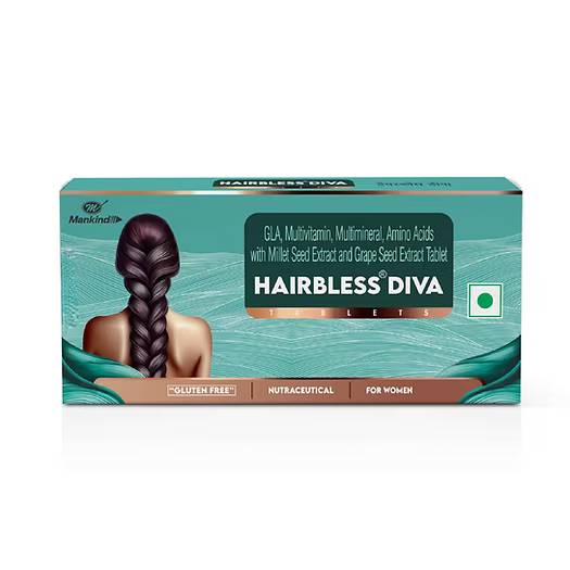 Hairbless Diva Tablet Pack Of 3 Strips