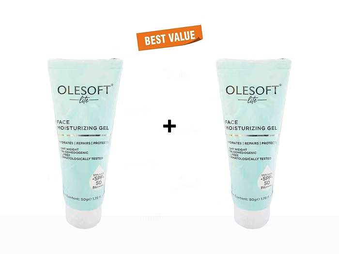 Olesoft Lite Face Moisturizing Gel 50gm(Pack of 2)