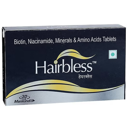 Hairbless Strips of 30 Tablets
