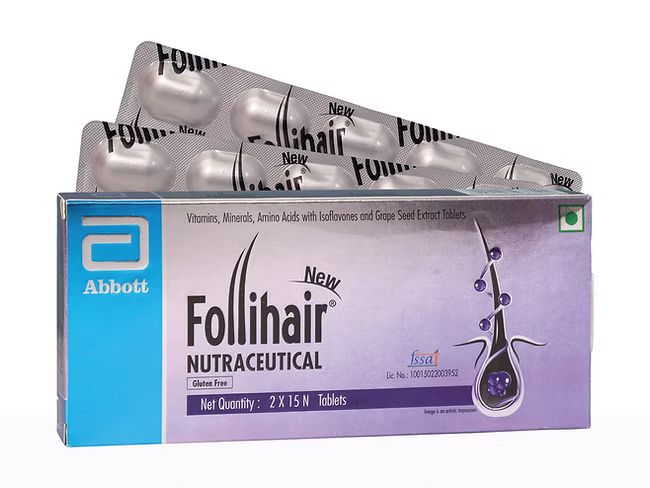 Follihair New Tablet (2* 15 Tab Strips)