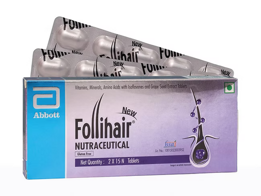 Follihair New Tablet (2* 15 Tab Strips)