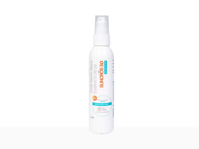 Suncros Aqua Lotion SPF 50  60 ML Pack Of 2