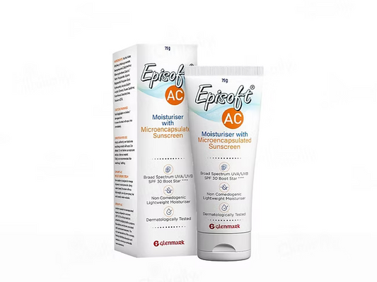 Episoft AC Moisturiser With Sunscreen SPF 30 125GM