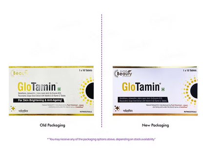 Glotamin Glutathione Skin Brightening & Anti- Ageing Tablet Pack Of 3