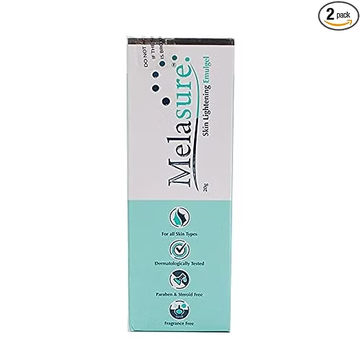Melasure skin Lightening Emulgel 20gm (Pack of 2)