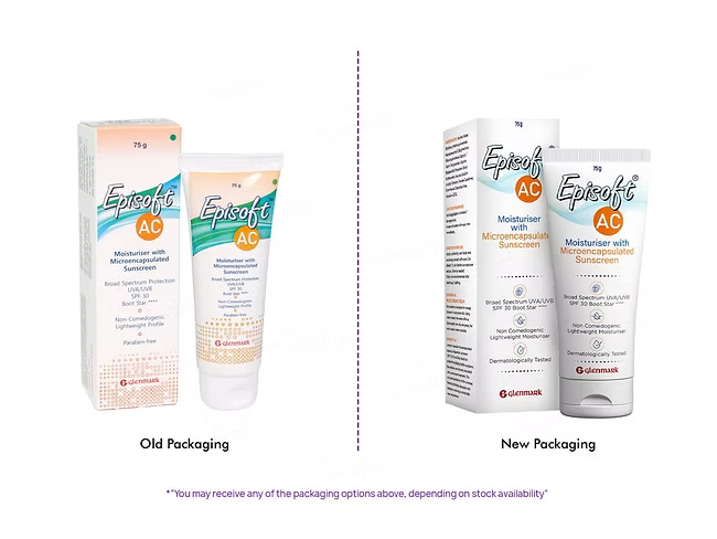 Episoft AC Moisturiser With Sunscreen SPF 30 125GM