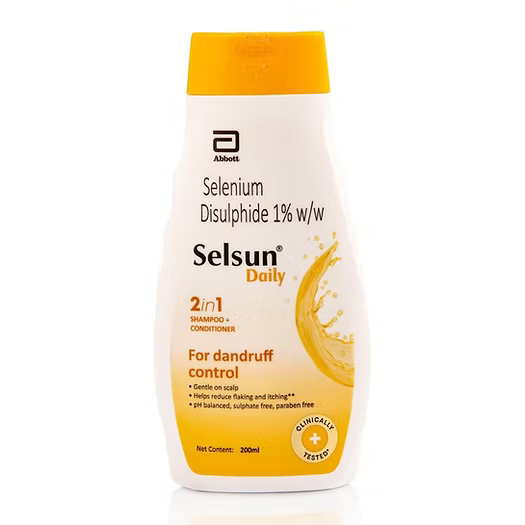 Selsun Daily Anti Dandruff Shampoo For Dry Scalp 120 ML
