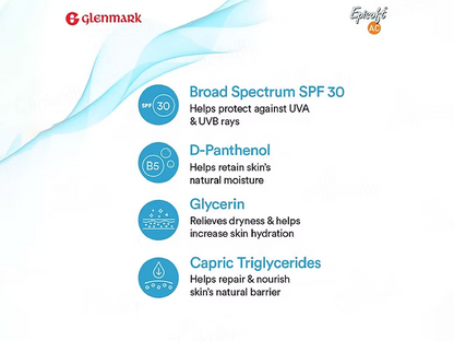 Episoft AC Moisturiser With Sunscreen SPF 30 125GM