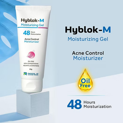 Hyblok M Moisturizing Gel | Lightweight Oil-Free Moisturizer 50gm