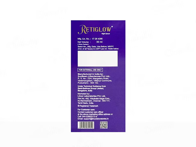 Retiglow Night Serum, 30ml