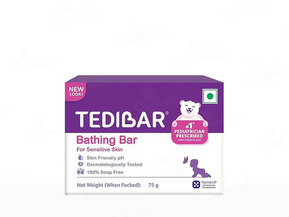 Tedibar Bathing Bar Pack Of 3 (3*75GM)