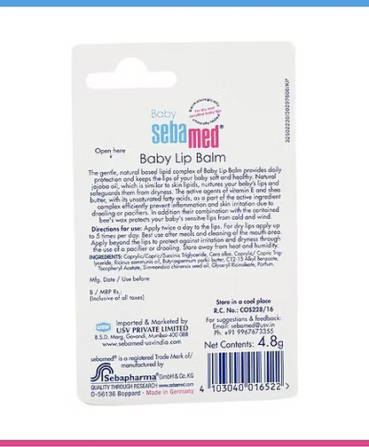 SebaMed Baby Lip Balm , 4.8gm