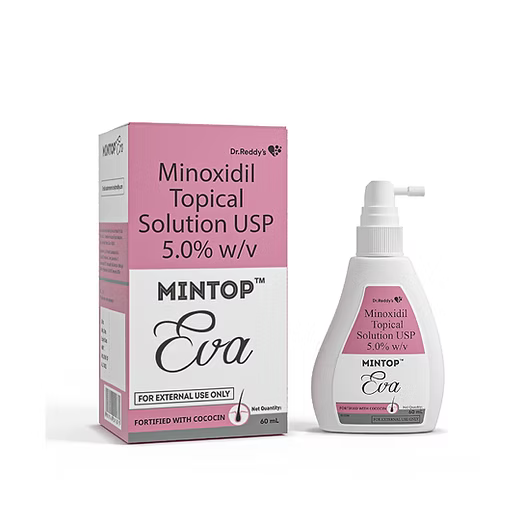 Mintop Eva 5% Hair Solution - Bottle of 60ml