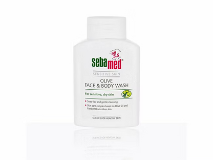 Sebamed Olive Face & Body Wash|Ph 5.5|Soap Free|For Sensitive Dry Skin|With Oliv